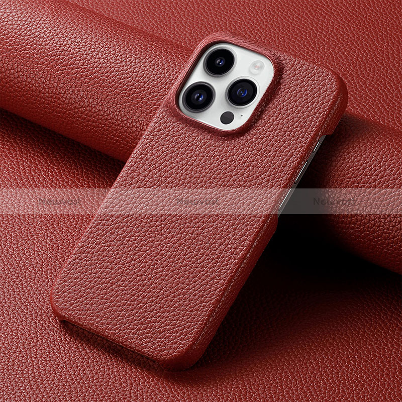 Soft Luxury Leather Snap On Case Cover S04D for Apple iPhone 16 Pro Max