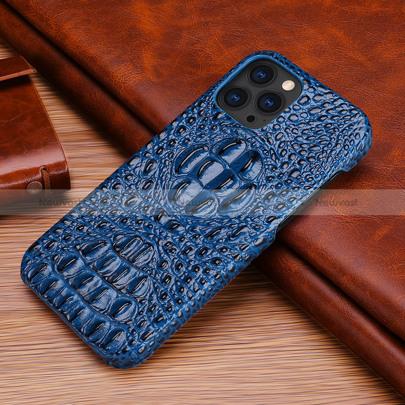 Soft Luxury Leather Snap On Case Cover S05 for Apple iPhone 14 Pro