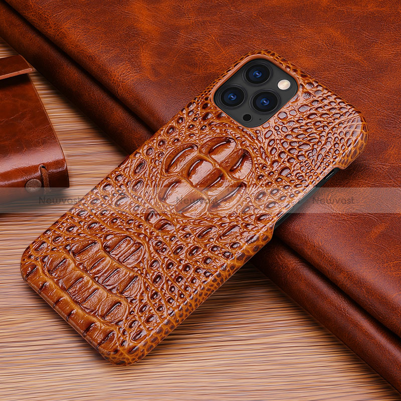 Soft Luxury Leather Snap On Case Cover S05 for Apple iPhone 14 Pro