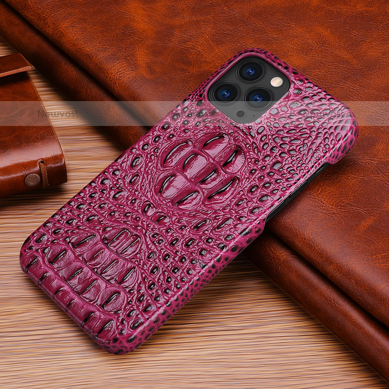 Soft Luxury Leather Snap On Case Cover S05 for Apple iPhone 16 Pro