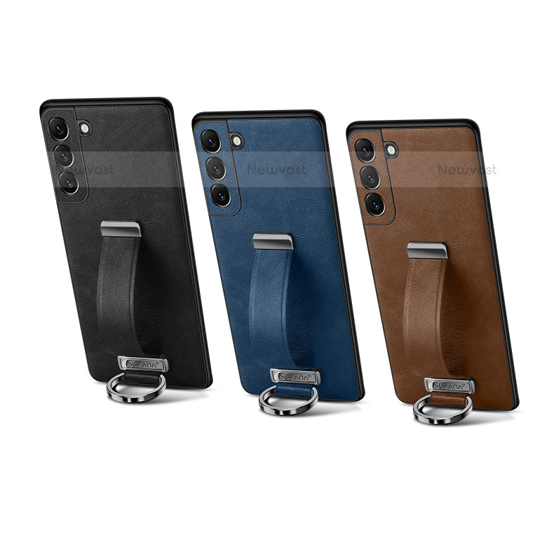 Soft Luxury Leather Snap On Case Cover S05 for Samsung Galaxy S21 FE 5G