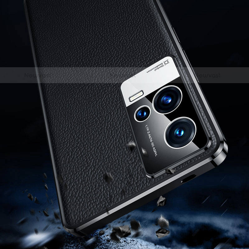 Soft Luxury Leather Snap On Case Cover S05 for Vivo iQOO 8 5G
