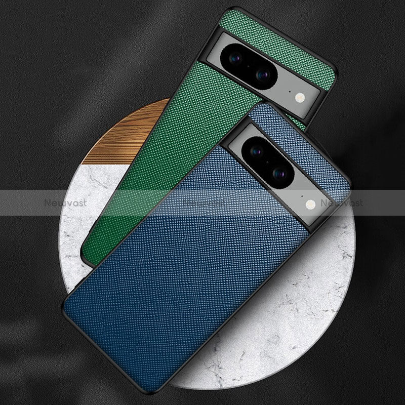 Soft Luxury Leather Snap On Case Cover S06 for Google Pixel 8 5G