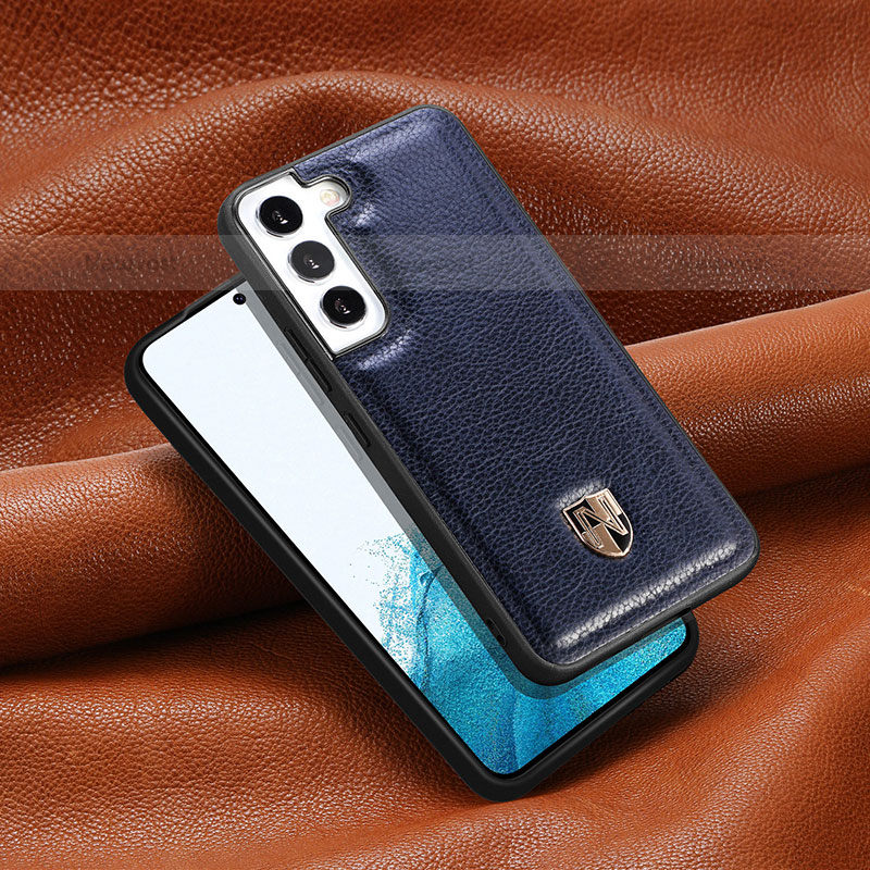 Soft Luxury Leather Snap On Case Cover S06D for Samsung Galaxy S22 5G