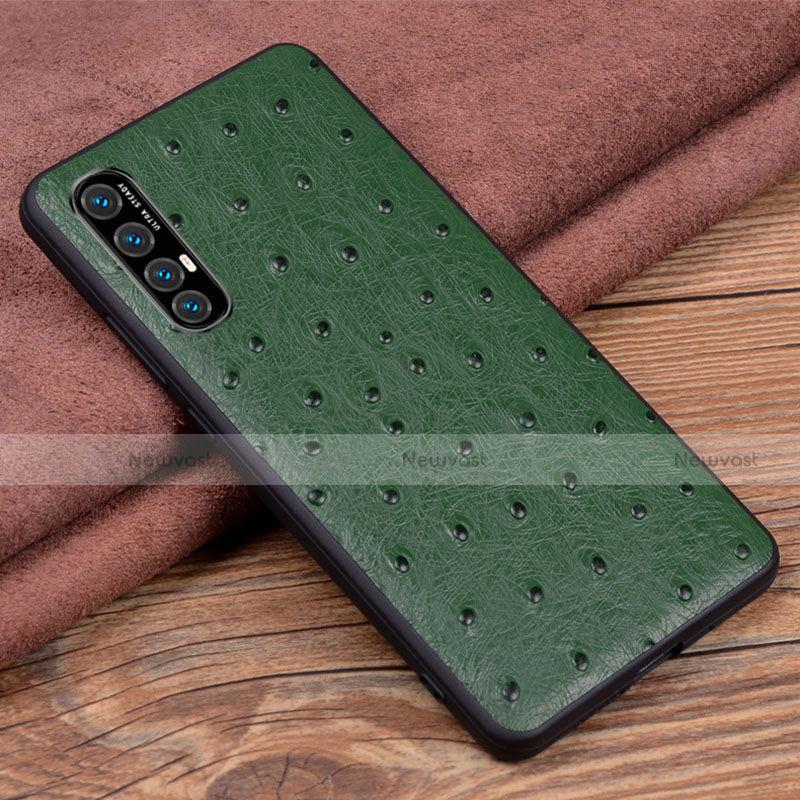 Soft Luxury Leather Snap On Case Cover S07 for Oppo Reno3 Pro