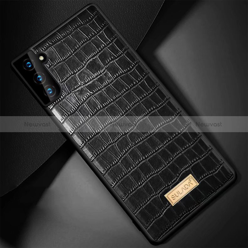 Soft Luxury Leather Snap On Case Cover S08 for Samsung Galaxy S24 Plus 5G