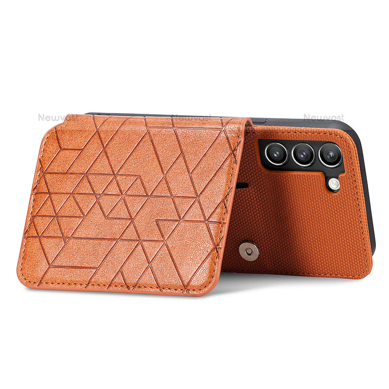 Soft Luxury Leather Snap On Case Cover S08D for Samsung Galaxy S21 5G