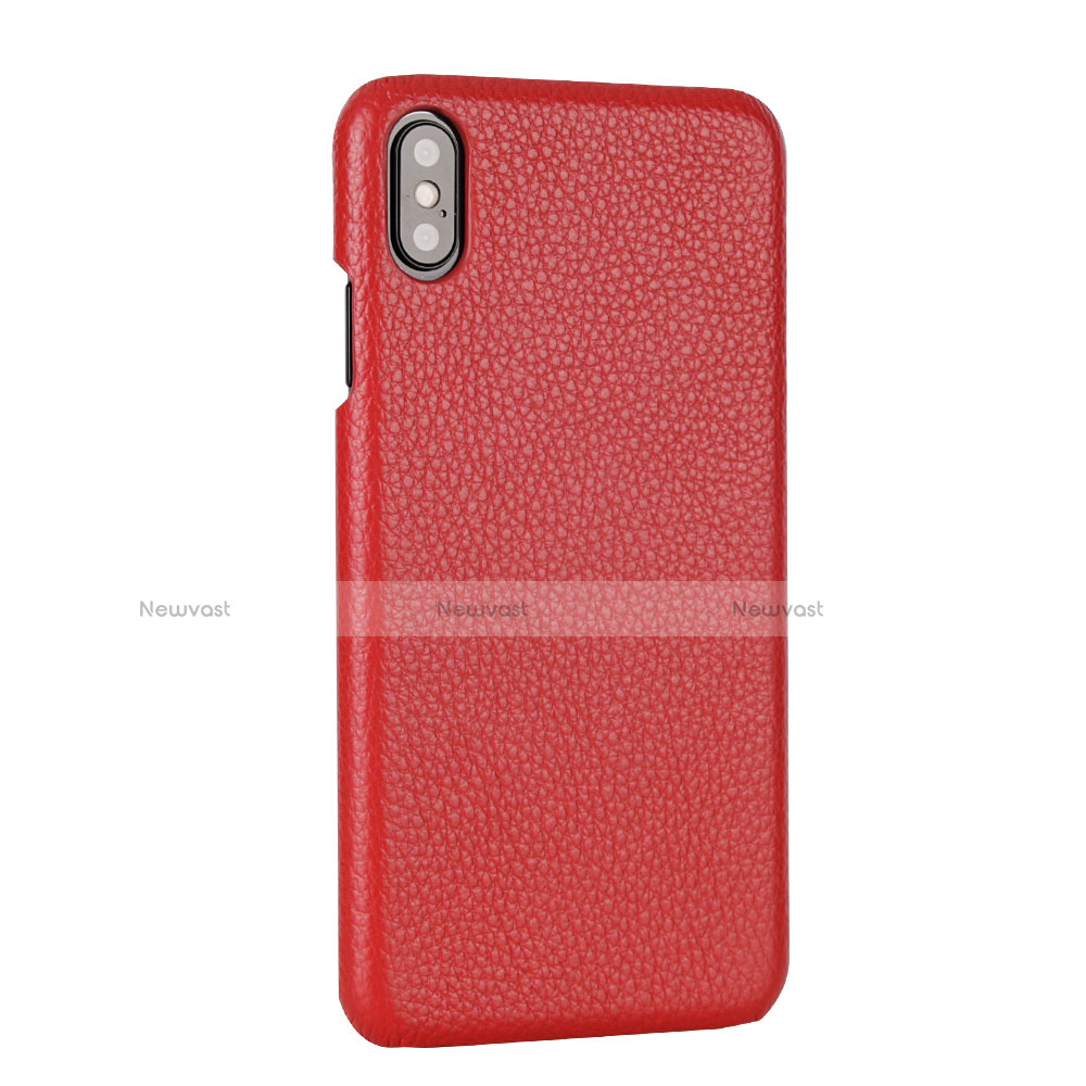 Soft Luxury Leather Snap On Case Cover S10 for Apple iPhone X