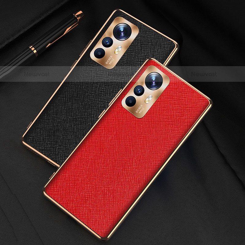 Soft Luxury Leather Snap On Case Cover S10 for Xiaomi Mi 12X 5G