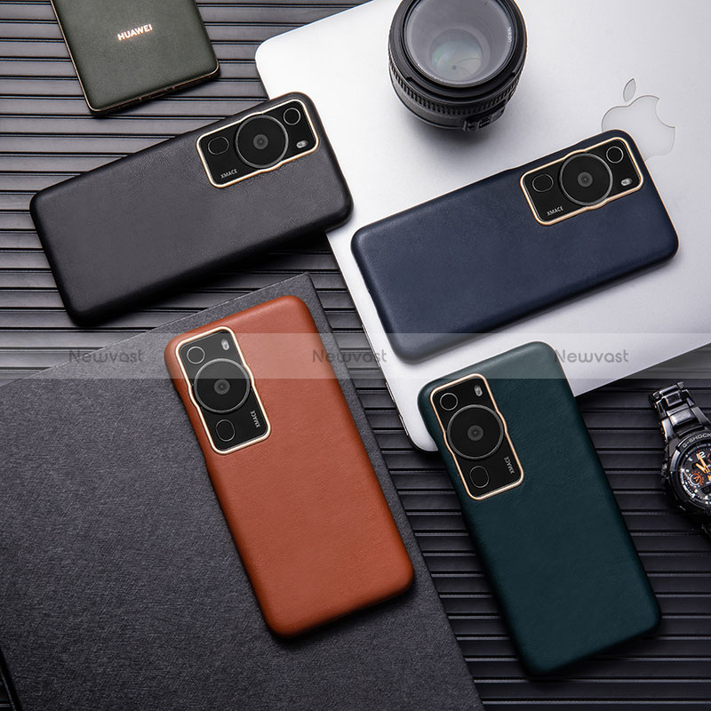 Soft Luxury Leather Snap On Case Cover ST1 for Huawei P60 Pro