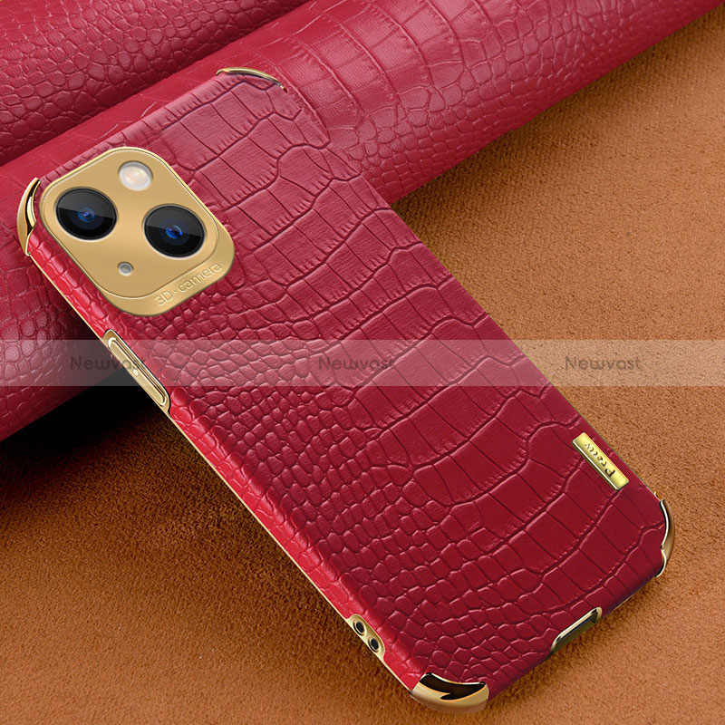 Soft Luxury Leather Snap On Case Cover XD1 for Apple iPhone 15