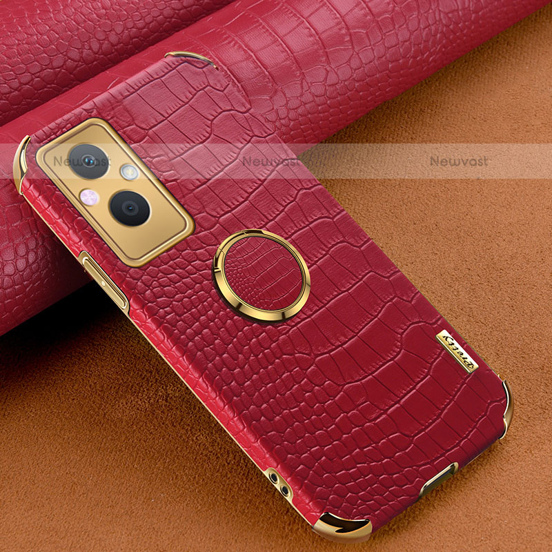 Soft Luxury Leather Snap On Case Cover XD1 for OnePlus Nord N20 5G Red