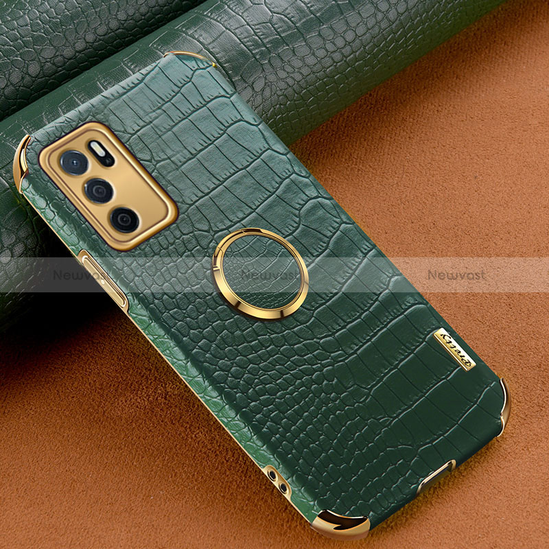 Soft Luxury Leather Snap On Case Cover XD1 for Oppo A16s