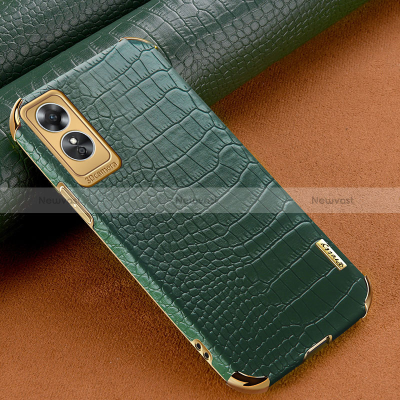 Soft Luxury Leather Snap On Case Cover XD1 for Oppo A17