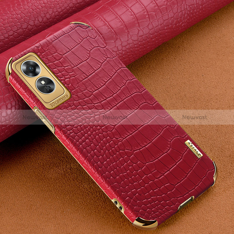 Soft Luxury Leather Snap On Case Cover XD1 for Oppo A17