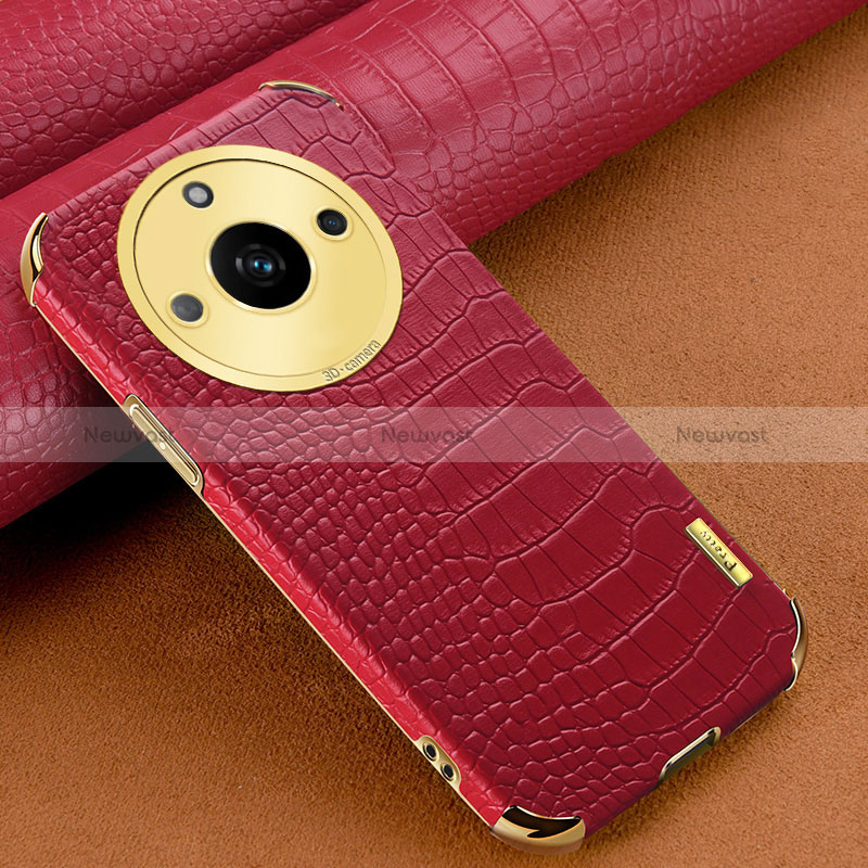 Soft Luxury Leather Snap On Case Cover XD1 for Realme 11 Pro+ Plus 5G Red