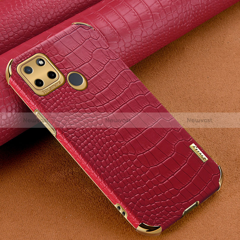 Soft Luxury Leather Snap On Case Cover XD1 for Realme C21Y