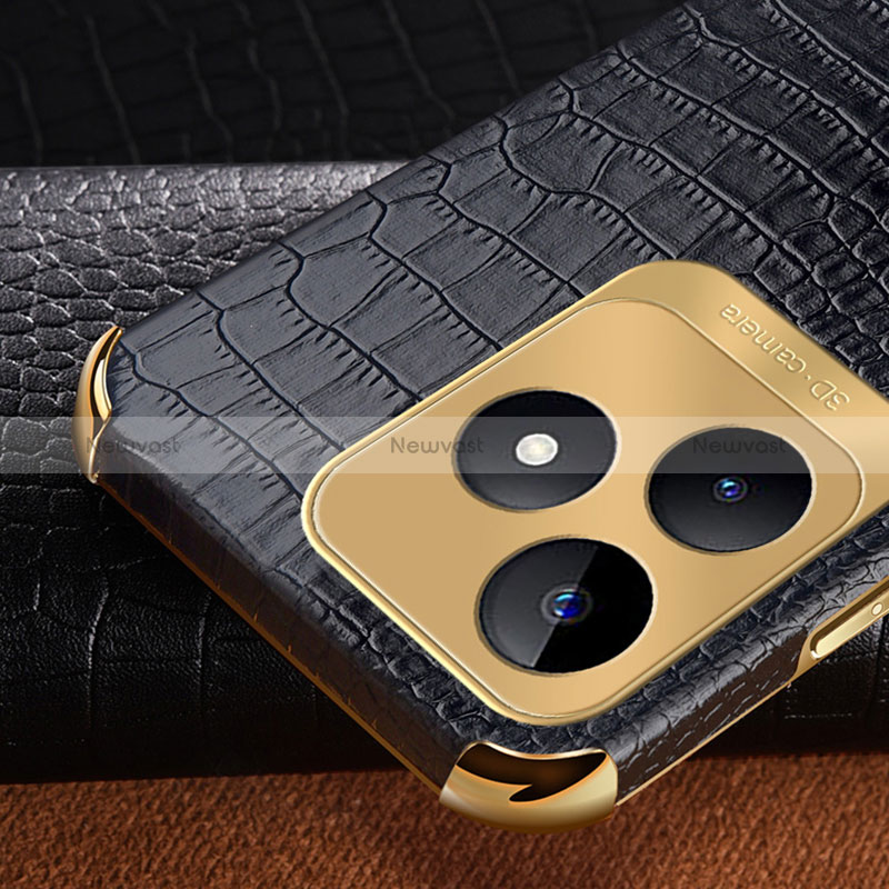 Soft Luxury Leather Snap On Case Cover XD1 for Realme C53