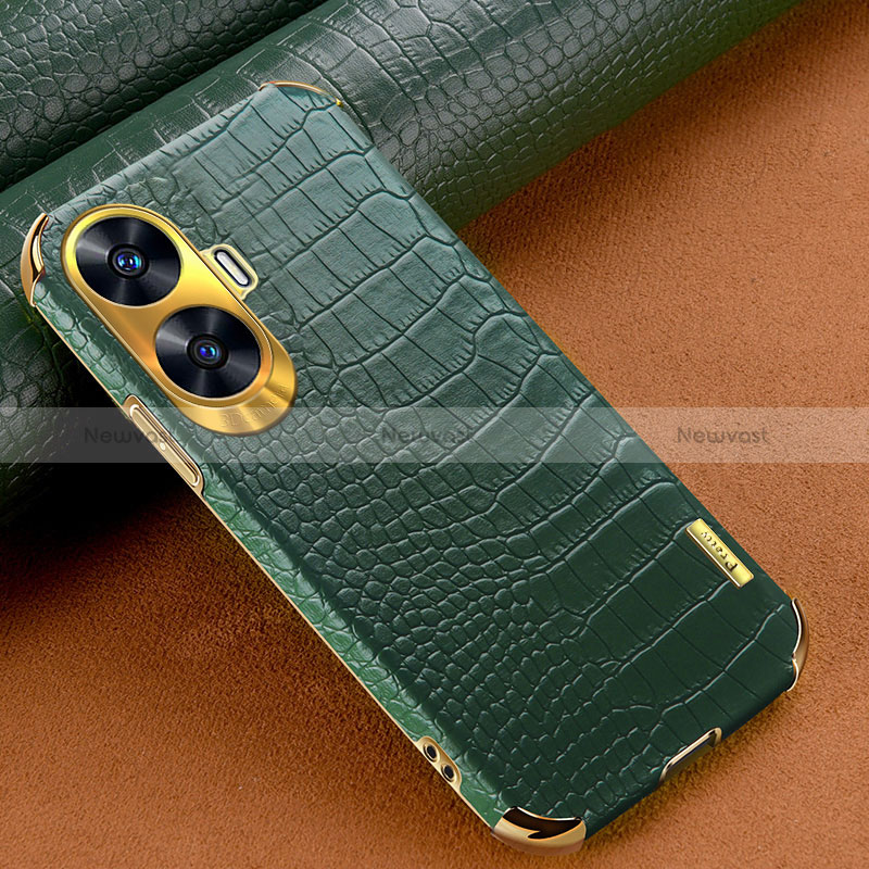 Soft Luxury Leather Snap On Case Cover XD1 for Realme Narzo N55