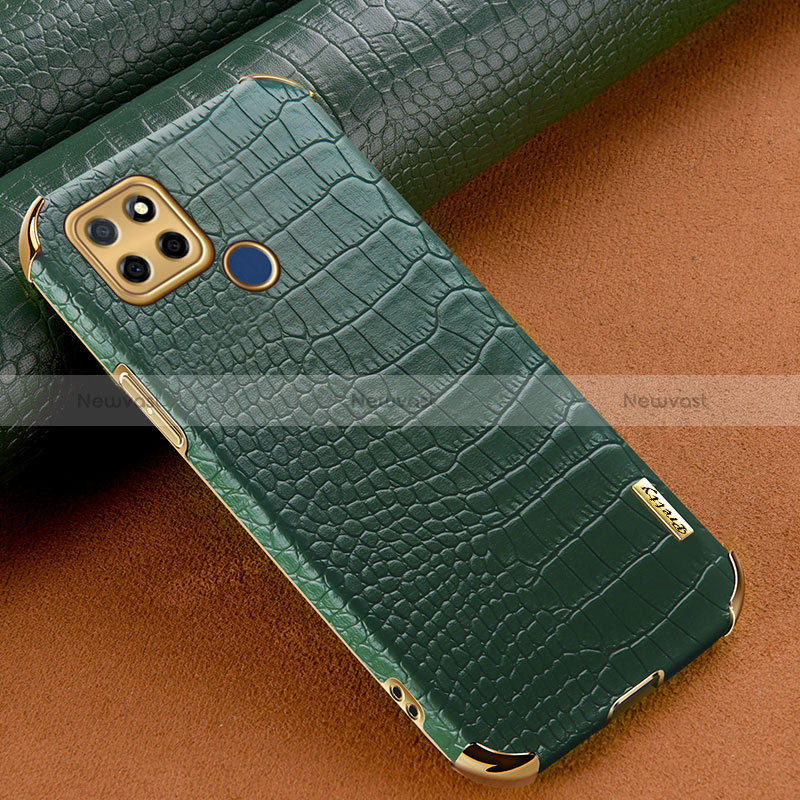 Soft Luxury Leather Snap On Case Cover XD1 for Realme Q2i 5G