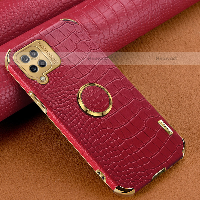 Soft Luxury Leather Snap On Case Cover XD1 for Samsung Galaxy A12