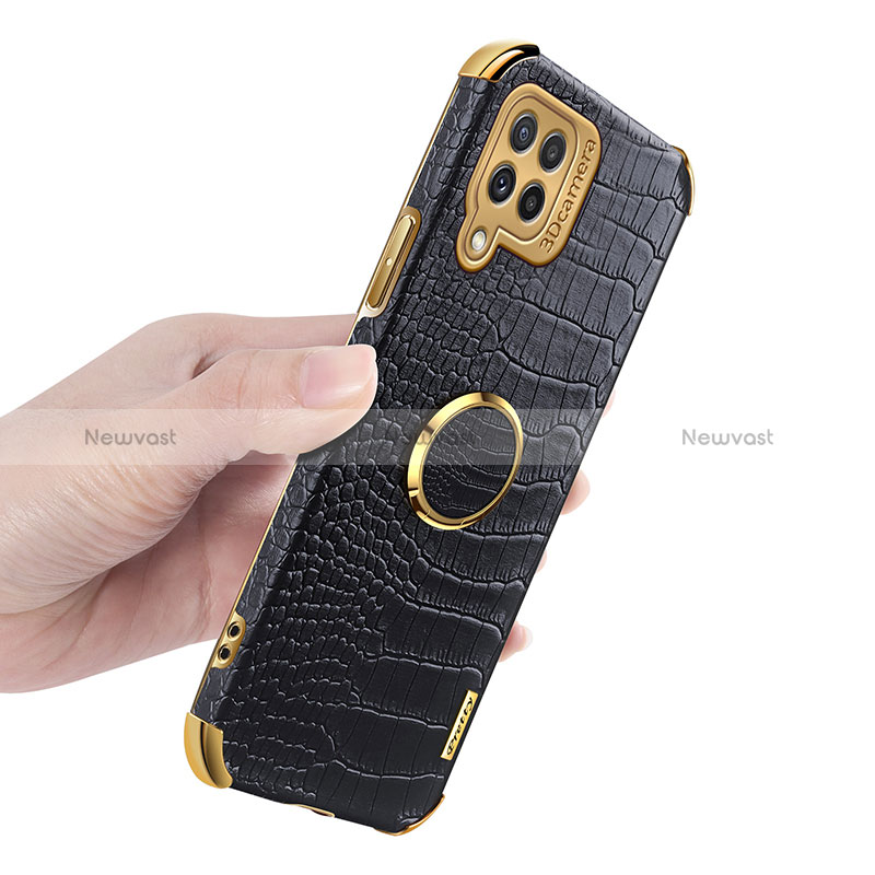 Soft Luxury Leather Snap On Case Cover XD1 for Samsung Galaxy A22 4G