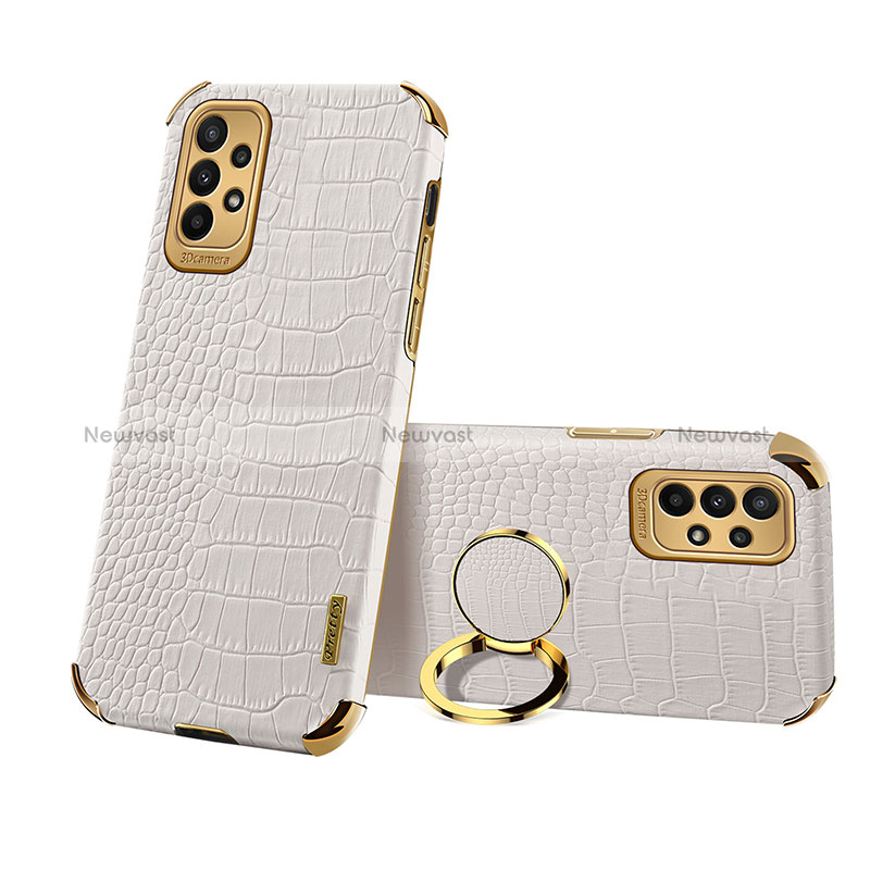 Soft Luxury Leather Snap On Case Cover XD1 for Samsung Galaxy A23 4G