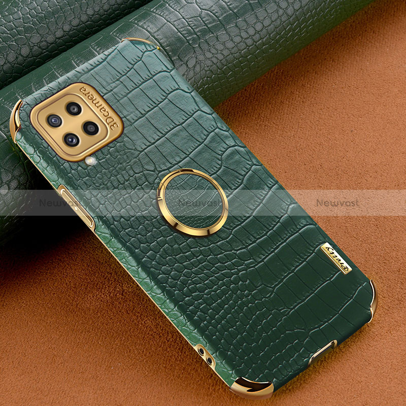 Soft Luxury Leather Snap On Case Cover XD1 for Samsung Galaxy M32 4G Green