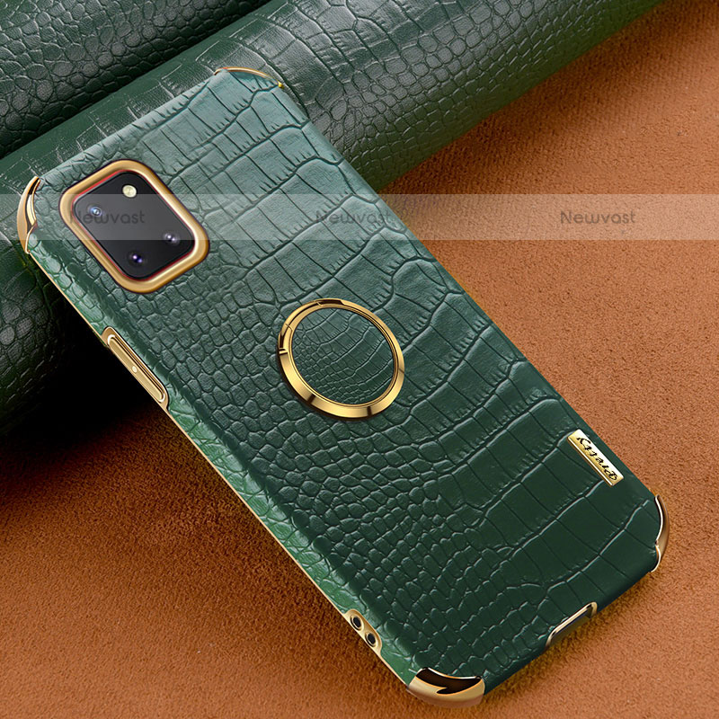 Soft Luxury Leather Snap On Case Cover XD1 for Samsung Galaxy Note 10 Lite Green