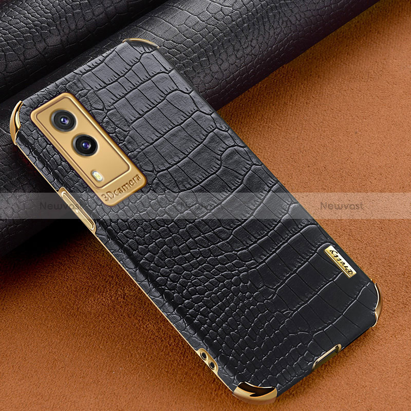 Soft Luxury Leather Snap On Case Cover XD1 for Vivo V21e 5G