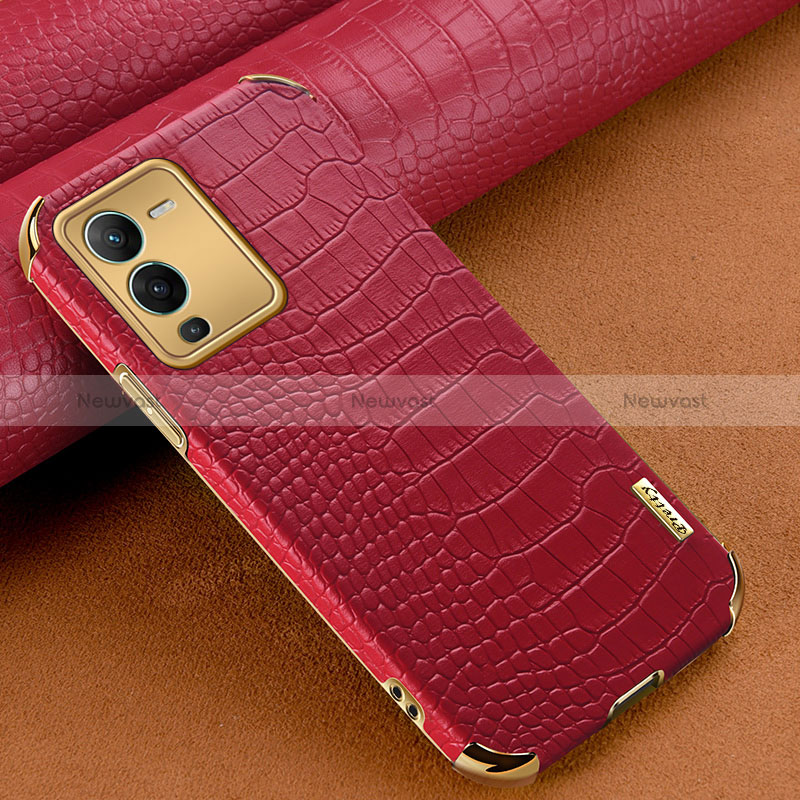 Soft Luxury Leather Snap On Case Cover XD1 for Vivo V25 Pro 5G