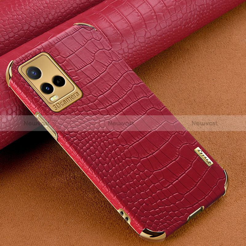 Soft Luxury Leather Snap On Case Cover XD1 for Vivo Y21