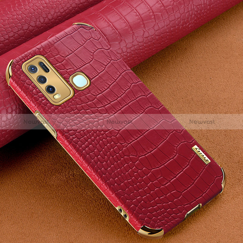 Soft Luxury Leather Snap On Case Cover XD1 for Vivo Y50