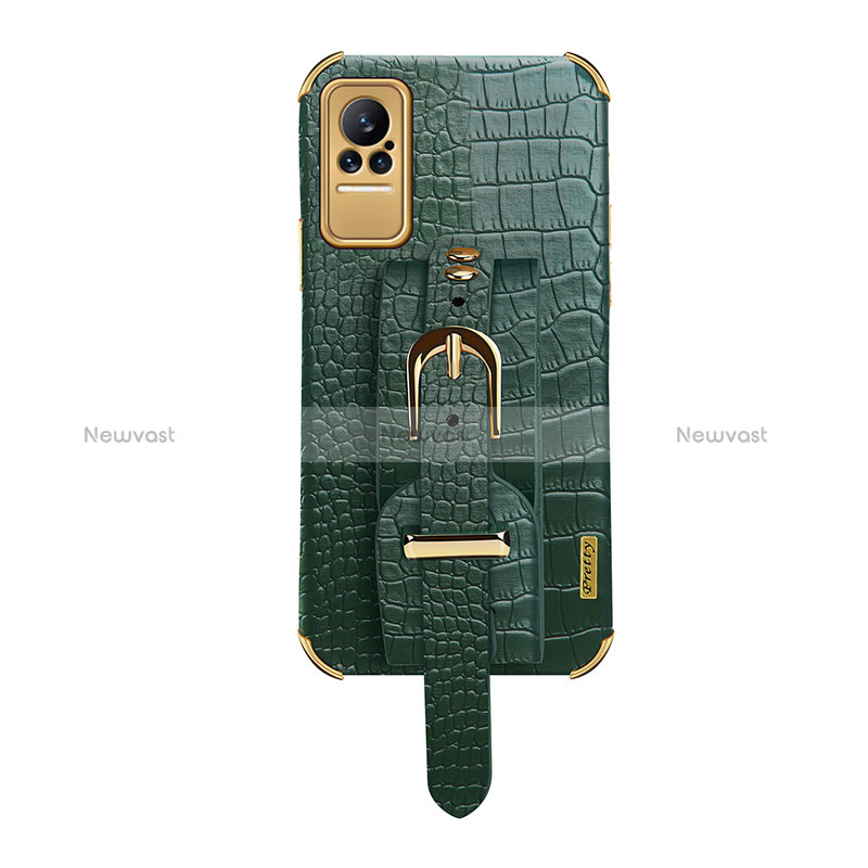 Soft Luxury Leather Snap On Case Cover XD1 for Xiaomi Civi 1S 5G Green