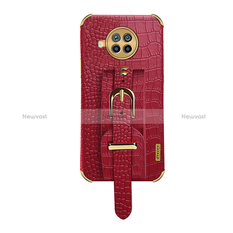 Soft Luxury Leather Snap On Case Cover XD1 for Xiaomi Mi 10i 5G Red