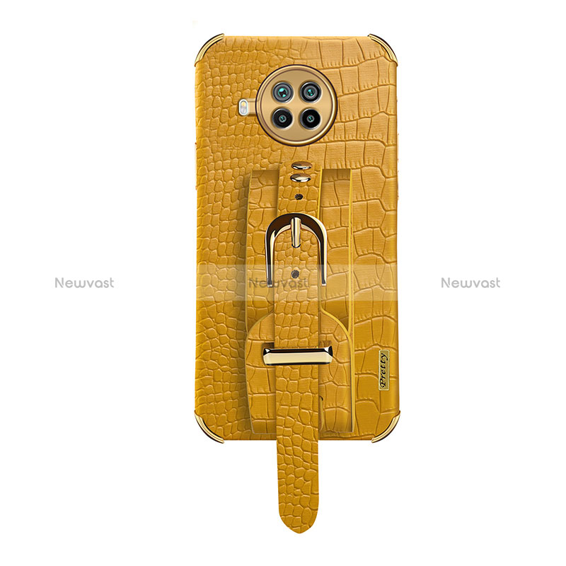 Soft Luxury Leather Snap On Case Cover XD1 for Xiaomi Mi 10i 5G Yellow