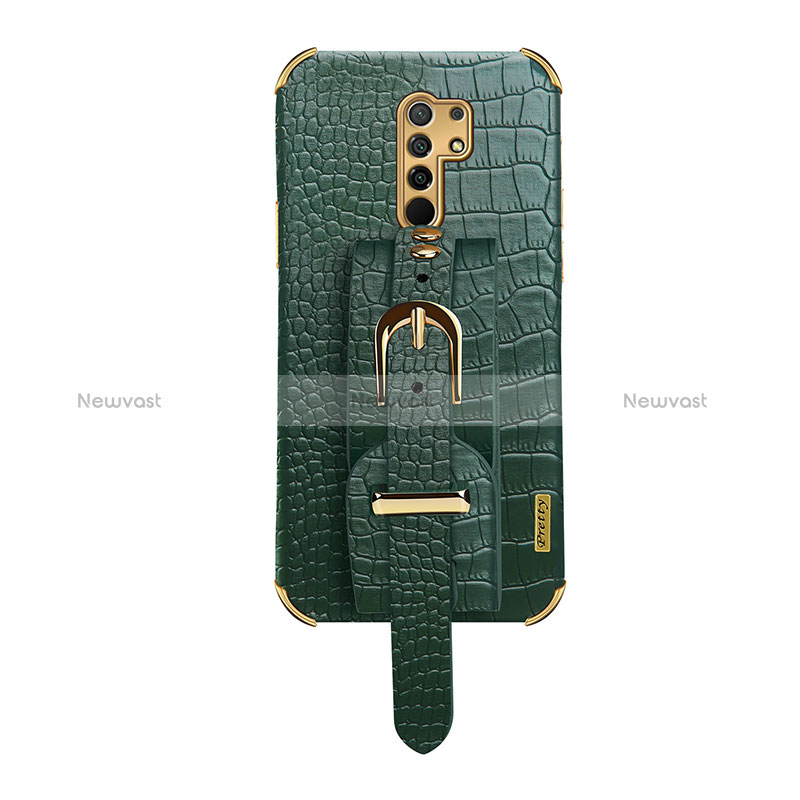 Soft Luxury Leather Snap On Case Cover XD1 for Xiaomi Poco M2 Green