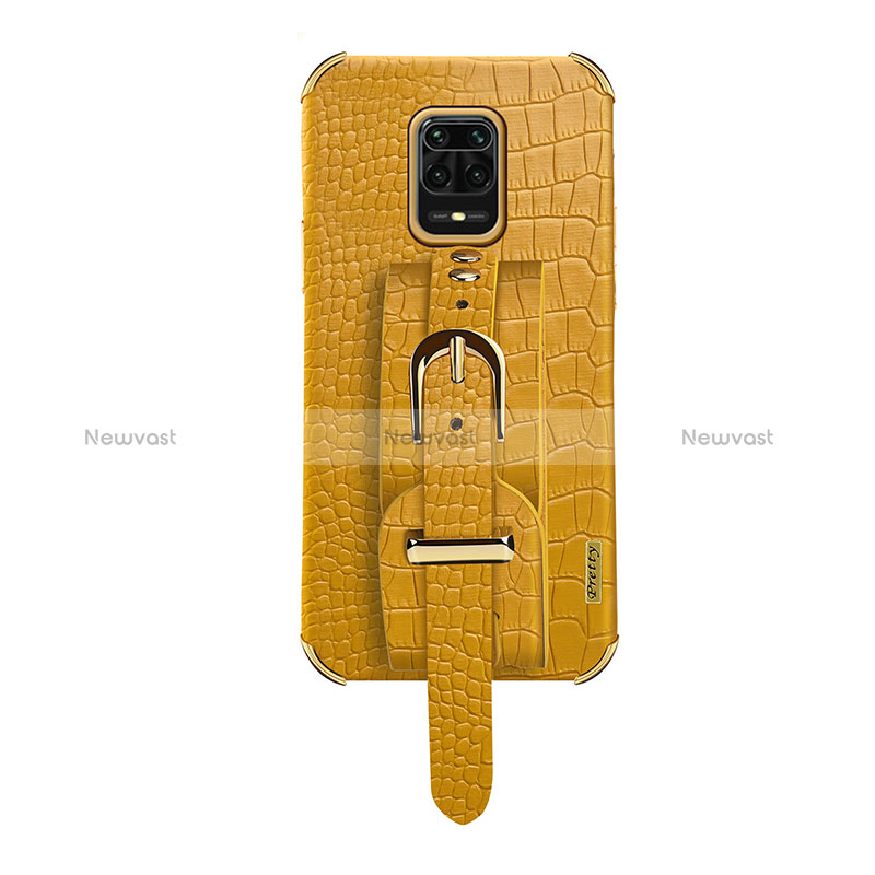 Soft Luxury Leather Snap On Case Cover XD1 for Xiaomi Poco M2 Pro Yellow