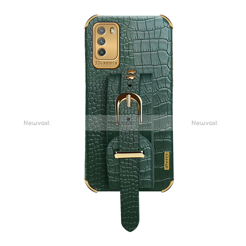 Soft Luxury Leather Snap On Case Cover XD1 for Xiaomi Poco M3 Green