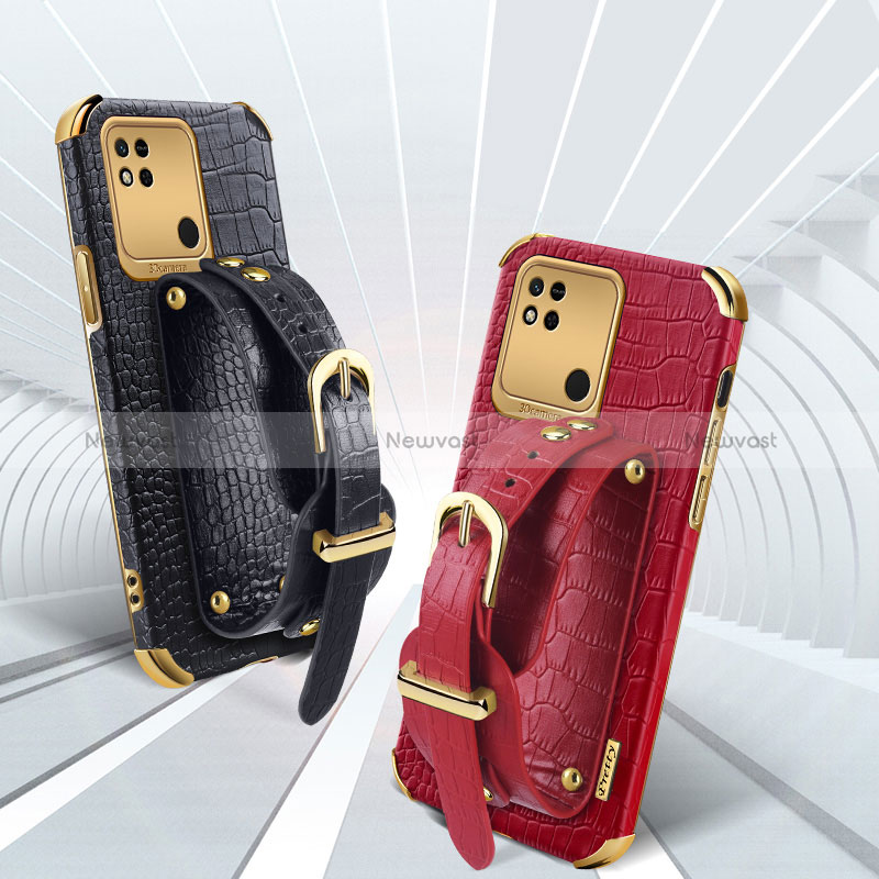 Soft Luxury Leather Snap On Case Cover XD1 for Xiaomi Redmi 9 Activ