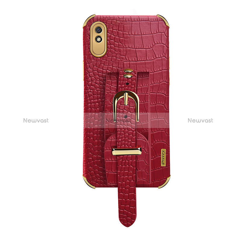 Soft Luxury Leather Snap On Case Cover XD1 for Xiaomi Redmi 9i Red