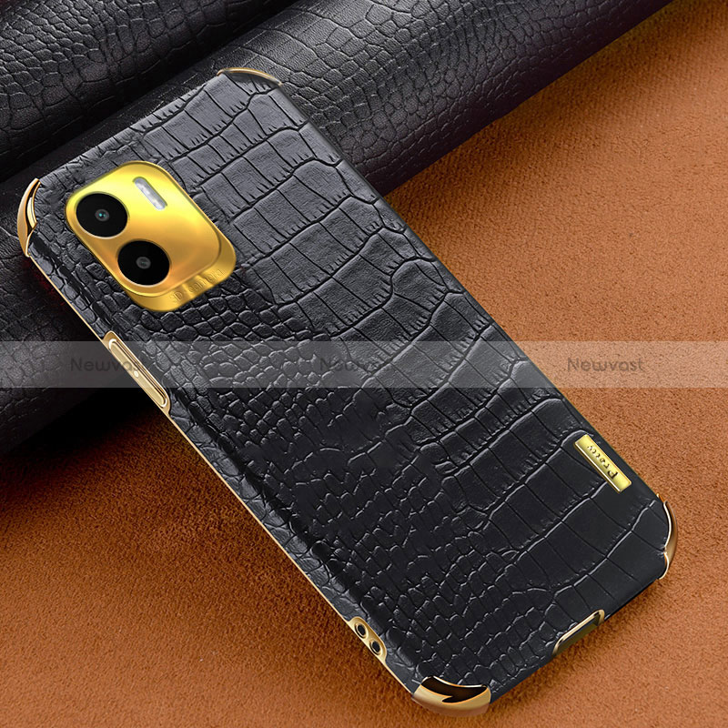 Soft Luxury Leather Snap On Case Cover XD1 for Xiaomi Redmi A2 Black