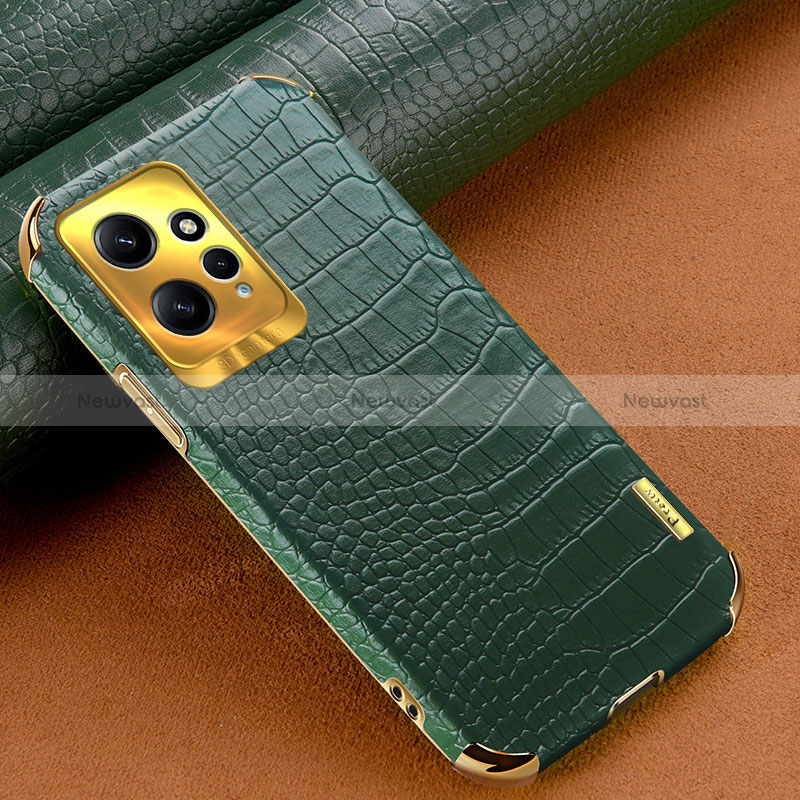 Soft Luxury Leather Snap On Case Cover XD1 for Xiaomi Redmi Note 12 4G Green