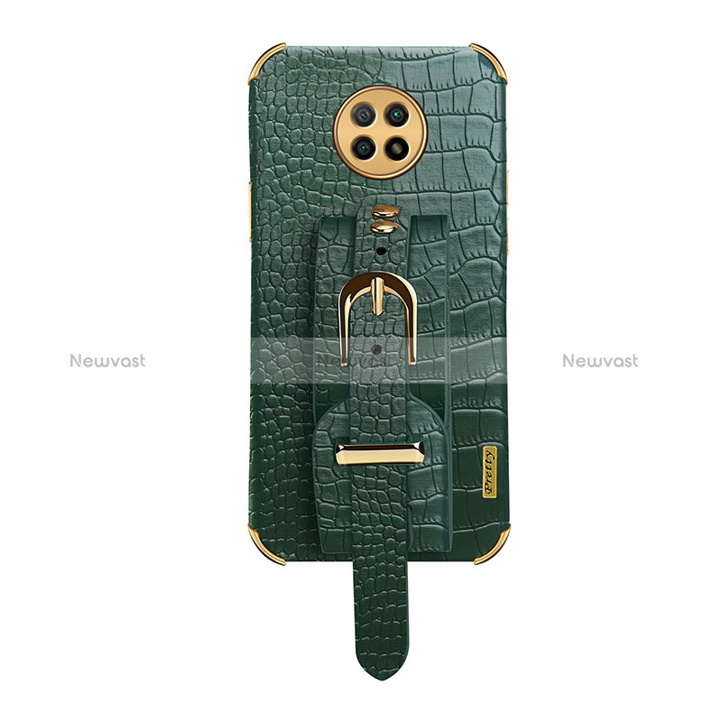 Soft Luxury Leather Snap On Case Cover XD1 for Xiaomi Redmi Note 9 5G Green