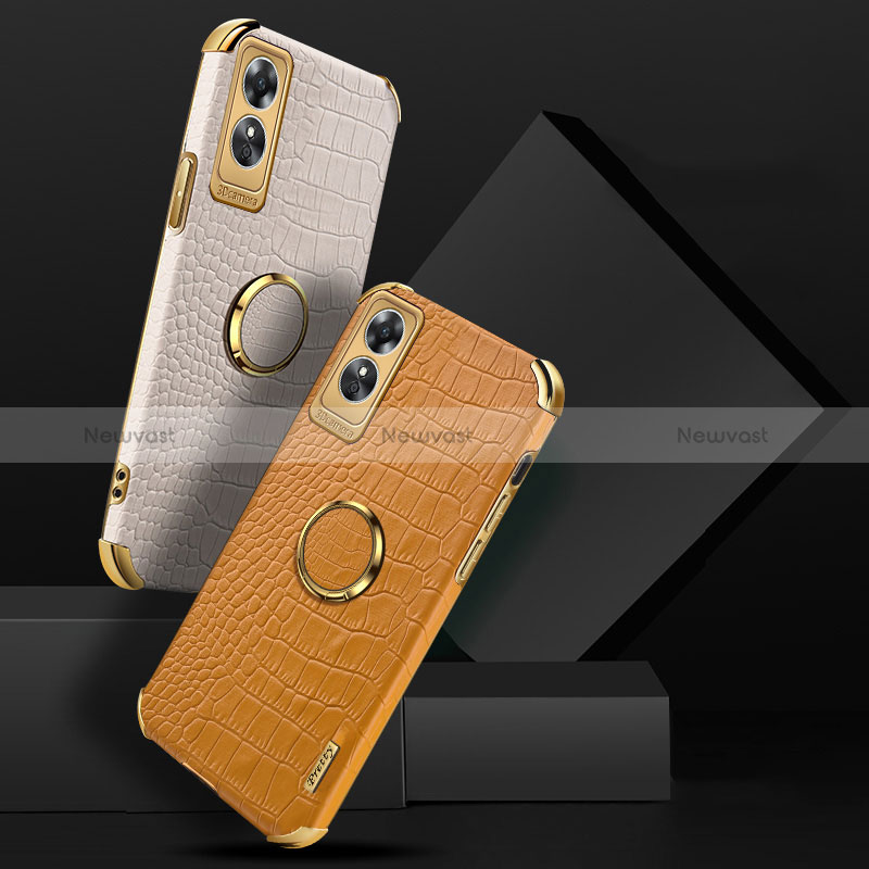 Soft Luxury Leather Snap On Case Cover XD2 for Oppo A17