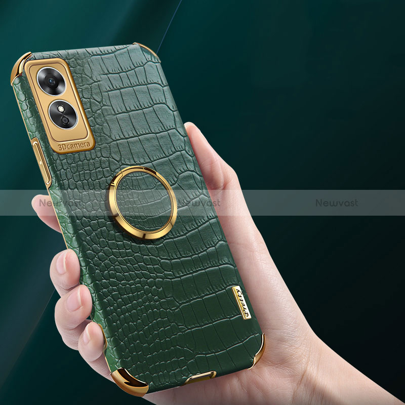 Soft Luxury Leather Snap On Case Cover XD2 for Oppo A17