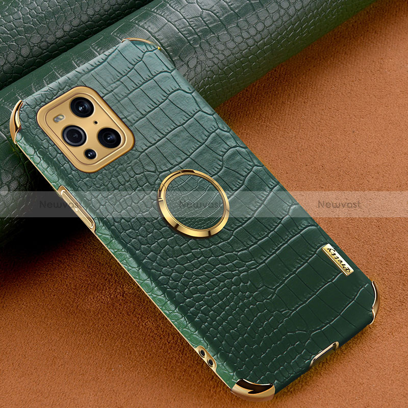 Soft Luxury Leather Snap On Case Cover XD2 for Oppo Find X3 5G