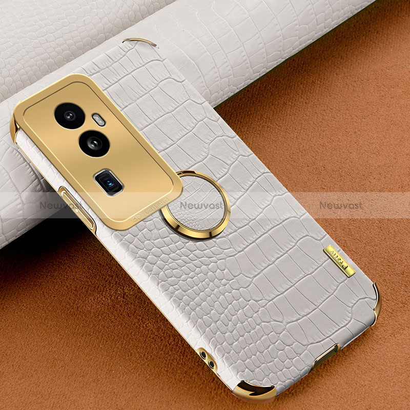 Soft Luxury Leather Snap On Case Cover XD2 for Oppo Reno10 Pro+ Plus 5G