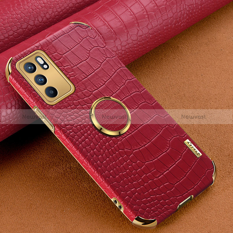 Soft Luxury Leather Snap On Case Cover XD2 for Oppo Reno6 Pro 5G India