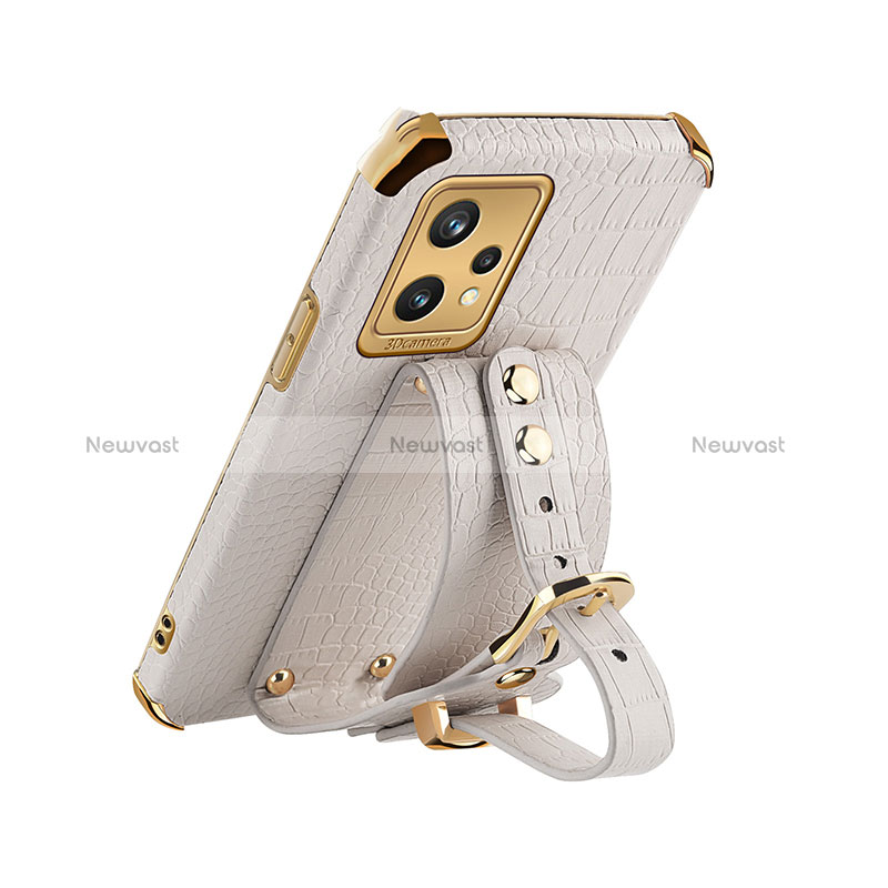 Soft Luxury Leather Snap On Case Cover XD2 for Realme 9 4G